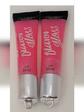 2 Pk VICTORIA'S SECRET Flavor Gloss Lip Shine 0.46 oz / 13 g LOVE BERRY